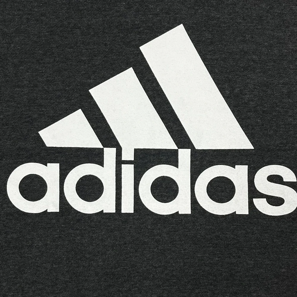 adidas Golf Mens CVC Fleece Pullover Hoodie Size‎ L Gray White Warm Classic Fit